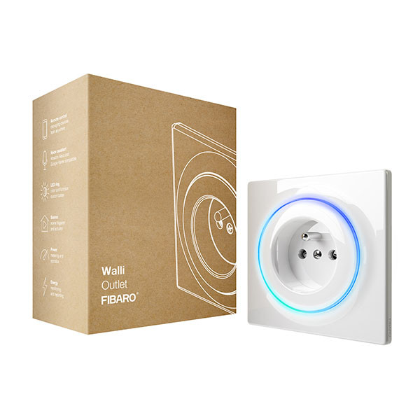 Prise Murale Intelligente Z Wave Walli Outlet Fibaro Domotique Et Maison Connectée Dom 7788